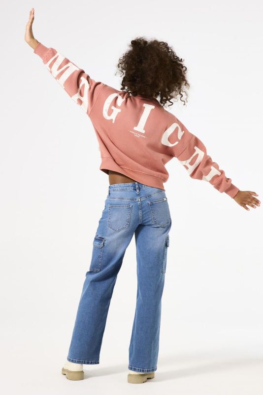 Garcia Sweater Roze meisjes (Sweater dark blush - U42461-7525) - Victor & Camille Destelbergen