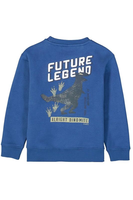 Garcia Sweater Blauw jongens (Sweater dino dew blue - U45462-5475) - Victor & Camille Destelbergen