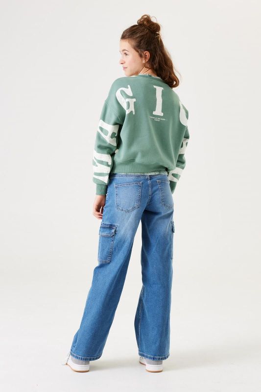 Garcia Sweater Groen meisjes (Sweater misty fields - U42461-3610) - Victor & Camille Destelbergen