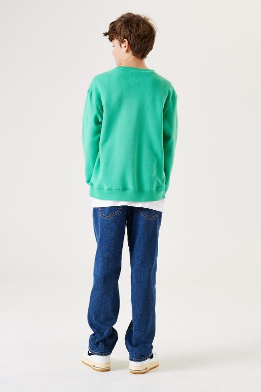 Garcia Sweater Groen jongens (Sweater Papyrus green - S43460-4128) - Victor & Camille Destelbergen