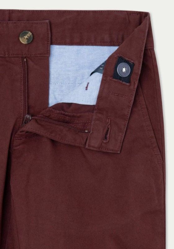 Hackett Jeansbroek Paars jongens (Classic chino maroon - HK210748) - Victor & Camille Destelbergen