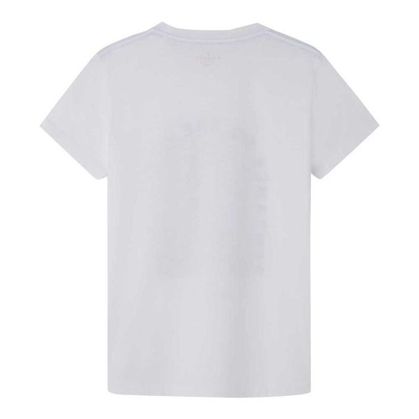 Hackett T-shirt s/s Wit jongens (Penzanace Tee s/s - HK500933) - Victor & Camille Destelbergen