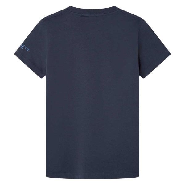 Hackett T-shirt s/s Blauw jongens (Hackett skateboy Tee s/s - HK500924) - Victor & Camille Destelbergen