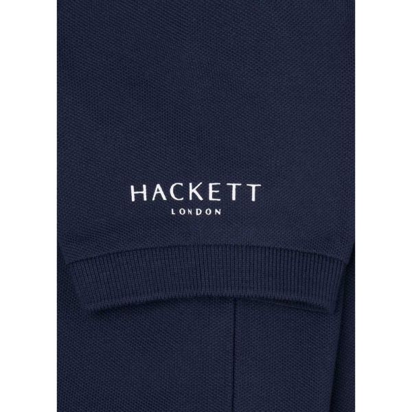 Hackett Polo Blauw jongens (Small logo polo navy - HK561570 navy) - Victor & Camille Destelbergen