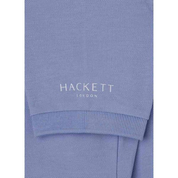 Hackett Polo Blauw jongens (Small logo polo oxford blue - HK561570 oxford blue) - Victor & Camille Destelbergen