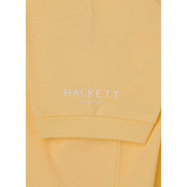 Hackett Polo Geel jongens (Small logo polo yellow - HK561570 yellow) - Victor & Camille Destelbergen