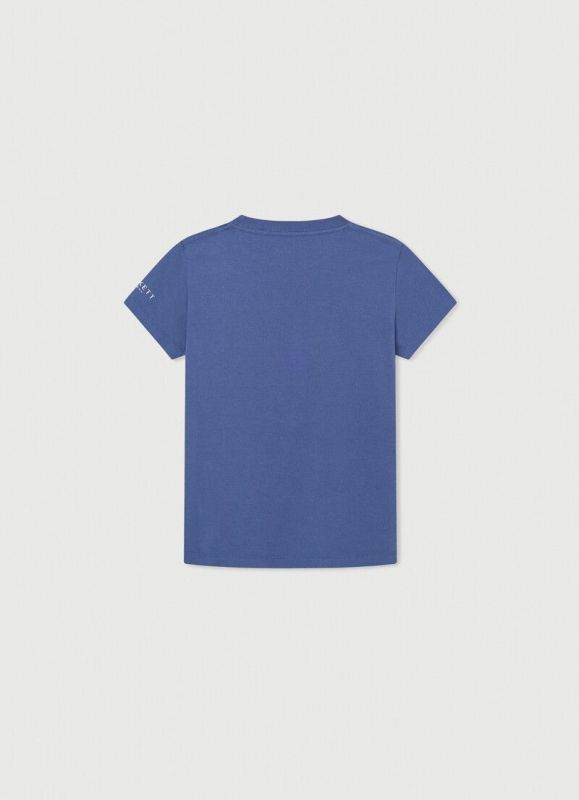 Hackett T-shirt s/s Blauw jongens (Small logo tee AAVIO - HK500937) - Victor & Camille Destelbergen