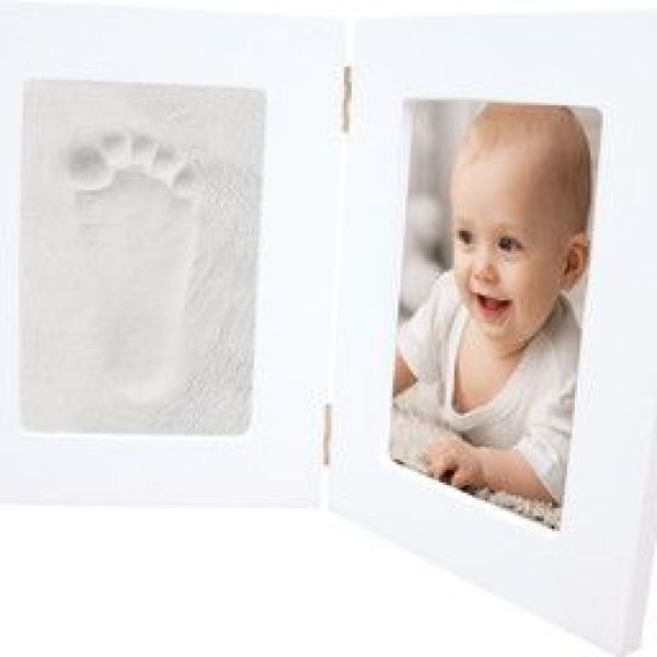 Happy Hands Geboorte Wit baby's (Double frame - X130010) - Victor & Camille Destelbergen