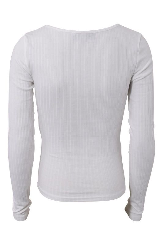 Hound T-shirt l/s Wit meisjes (Basic top L/s off white - 7230755-101) - Victor & Camille Destelbergen