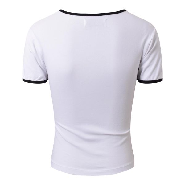 Hound T-shirt s/s Wit meisjes (Contrast tee white - 7240166) - Victor & Camille Destelbergen