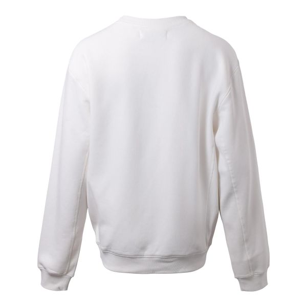 Hound Sweater Wit jongens (crew neck offwhite 'no plan B' - 2240107) - Victor & Camille Destelbergen