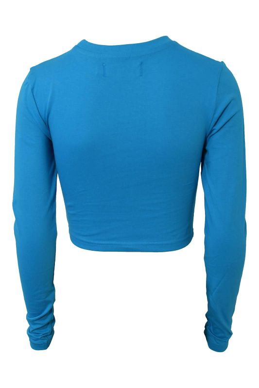 Hound T-shirt l/s Blauw meisjes (Crop Top l/s Turquoise - 7231770-342) - Victor & Camille Destelbergen