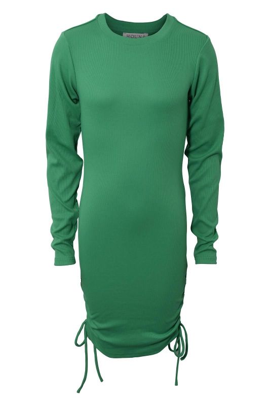 Hound Jurk Groen meisjes (Stretch jurk met lintjes green - 7220755) - Victor & Camille Destelbergen