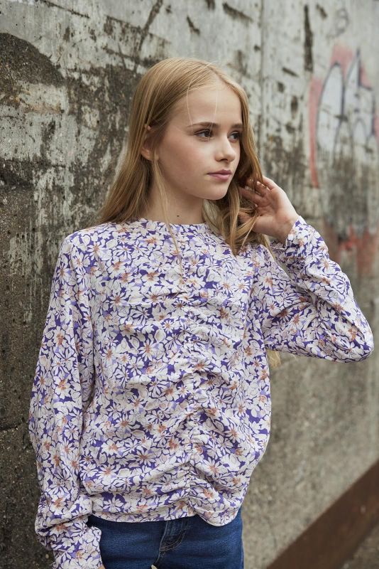 Hound T-shirt l/s Multi meisjes (T-shirt l/s flower print - 7220850) - Victor & Camille Destelbergen