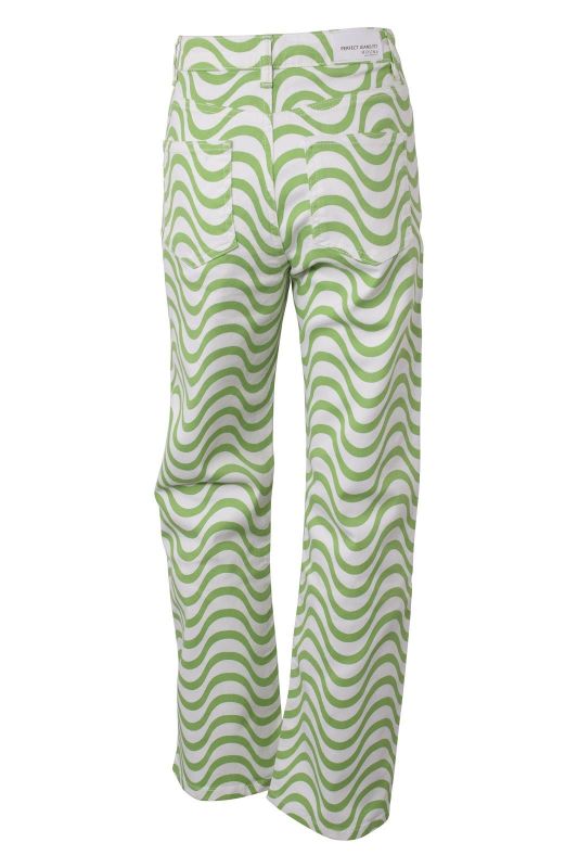 Hound Broek Groen meisjes (Wave printed denim pants green - 7230276) - Victor & Camille Destelbergen