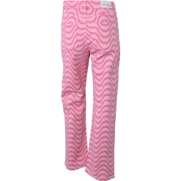 Hound Broek Roze meisjes (Wave printed denim pants pink - 7230276) - Victor & Camille Destelbergen