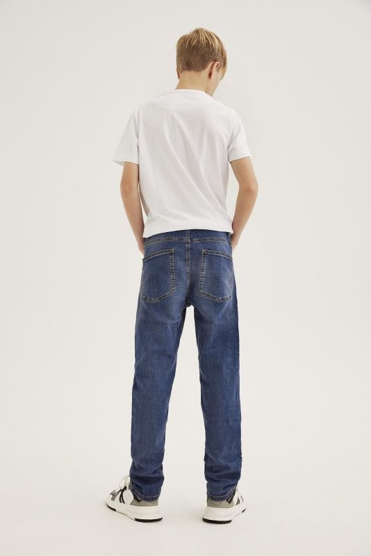 Hound Jeansbroek Denim blue jongens (Wide jeans medium blue - 2990043) - Victor & Camille Destelbergen