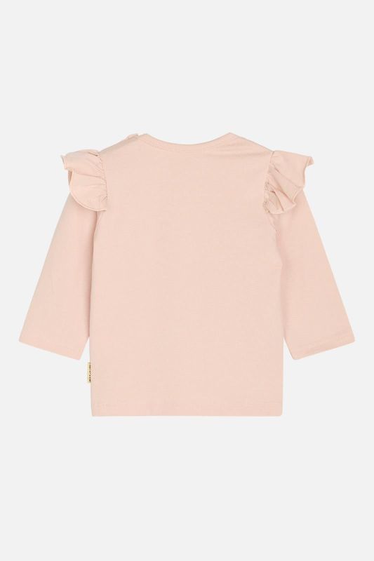 Hust & Claire T-shirt l/s Roze baby meisjes (Abeni Hc T-shirt peach dust -  334-00495-34028) - Victor & Camille Destelbergen