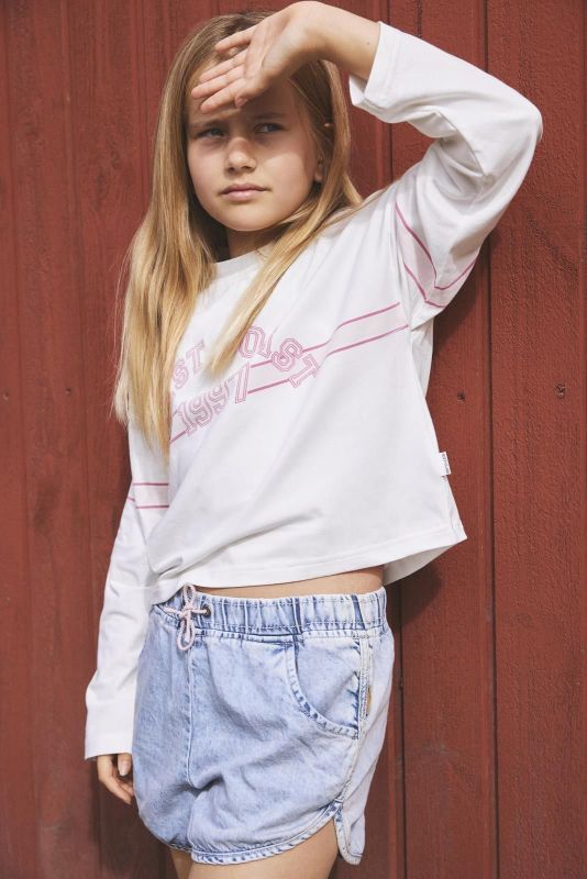 Hust & Claire Sweater Wit meisjes (Alette T-shirt ivory - 341-00595-22697) - Victor & Camille Destelbergen