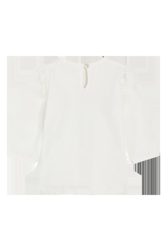 Hust & Claire T-shirt l/s Offwhite meisjes (Alma T-shirt sugar - 345-00195-4438) - Victor & Camille Destelbergen