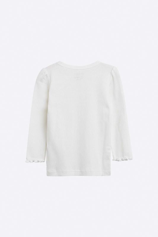 Hust & Claire T-shirt l/s Offwhite baby meisjes (Andia T-shirt ivory - 195-52193) - Victor & Camille Destelbergen