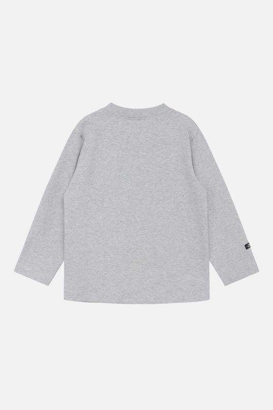 Hust & Claire Sweater Grijs jongens (Anton HC T-shirt pearl grey melange - 341-00595-14908) - Victor & Camille Destelbergen