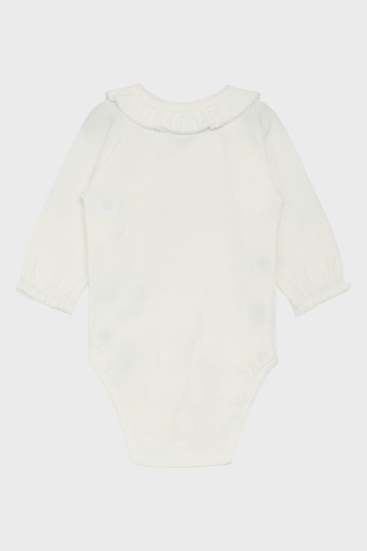 Hust & Claire Romper Wit baby meisjes (Birka Bodystocking white - 336-00496-39209) - Victor & Camille Destelbergen