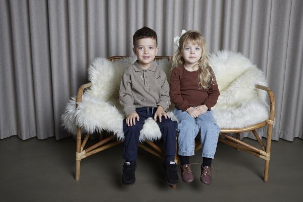 Hust & Claire Jeansbroek Denim blue meisjes (Jamille jeans - 344-00191-19964) - Victor & Camille Destelbergen