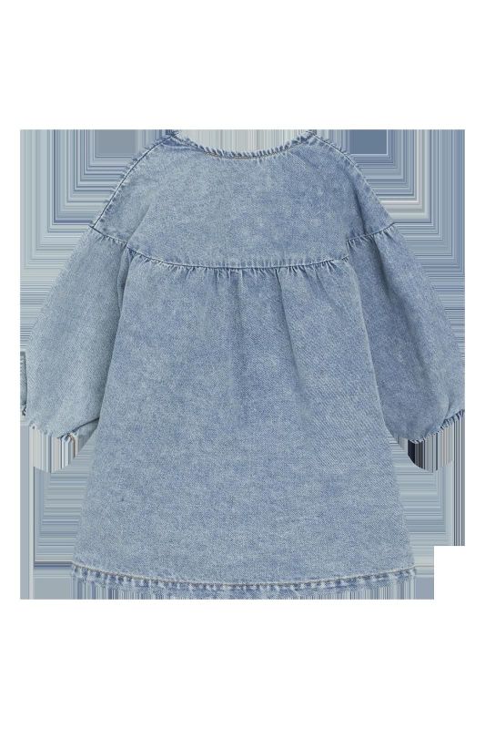 Hust & Claire Jurk Denim blue meisjes (Karline dress denim - 344-00199-19958) - Victor & Camille Destelbergen