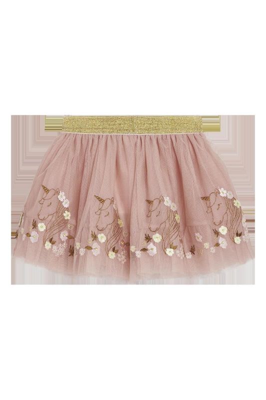 Hust & Claire Rok Roze meisjes (Ninna skirt ash rose - 344-00194-19962) - Victor & Camille Destelbergen