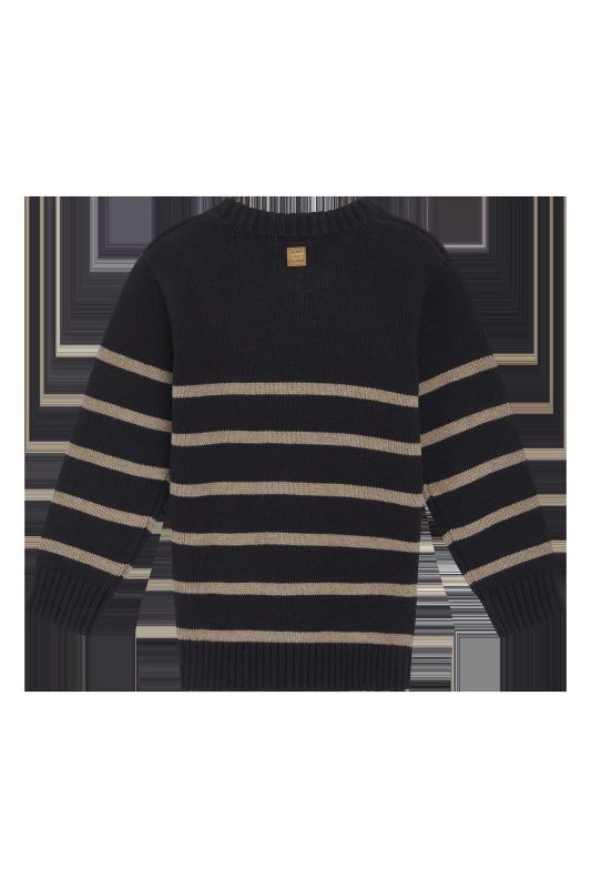 Hust & Claire Knitwear Blauw jongens (Pelle jumper navy - 344-00193-14957) - Victor & Camille Destelbergen