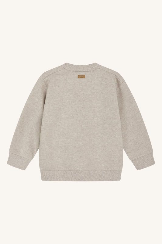 Hust & Claire Sweater Beige jongens (Sejer T-shirt l/s Beige melange - 344-00195-22817) - Victor & Camille Destelbergen