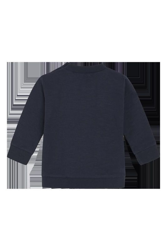 Hust & Claire Sweater Blauw baby jongens (Sofus dino sweater navy - 344-00195-31060) - Victor & Camille Destelbergen