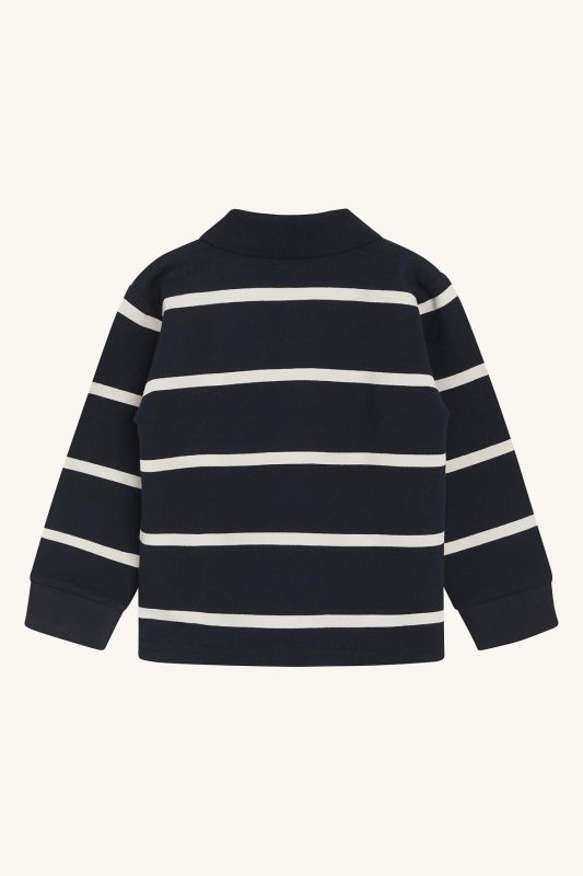 Hust & Claire Pull Blauw jongens (Sune sweatshirt - 345-00195-14977) - Victor & Camille Destelbergen