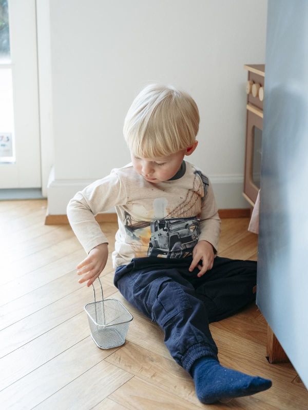 Hust & Claire Broek Blauw jongens (Tex trousers navy - 344-00191-14944) - Victor & Camille Destelbergen