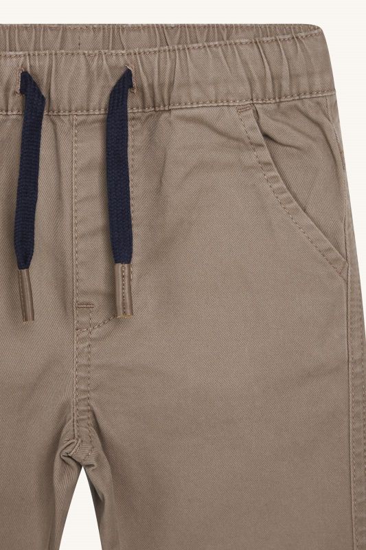 Hust & Claire Broek Beige jongens (Thore HC trousers fossil - 344-00191-14946) - Victor & Camille Destelbergen