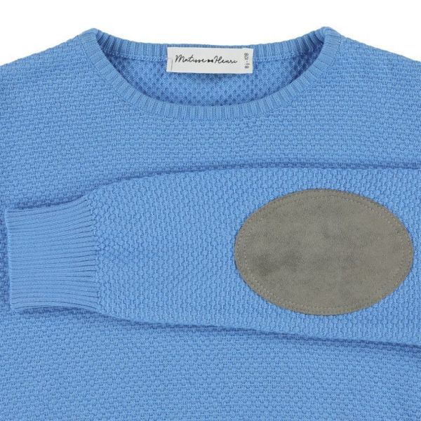 Matisse & Henri Knitwear Blauw jongens (Pull Staf knitwear Fiumi Blue - I460) - Victor & Camille Destelbergen