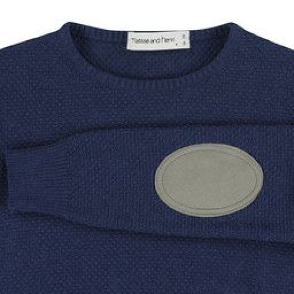 Matisse & Henri Knitwear Blauw jongens (Pull Staf knitwear Fondale Blue - I31) - Victor & Camille Destelbergen
