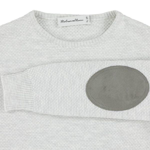 Matisse & Henri Knitwear Grijs jongens (Pull Staf knitwear Ghiacco grey - I462) - Victor & Camille Destelbergen