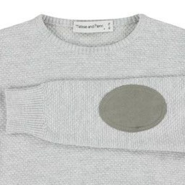 Matisse & Henri Knitwear Grijs jongens (Pull Staf knitwear Glass grey - I30) - Victor & Camille Destelbergen