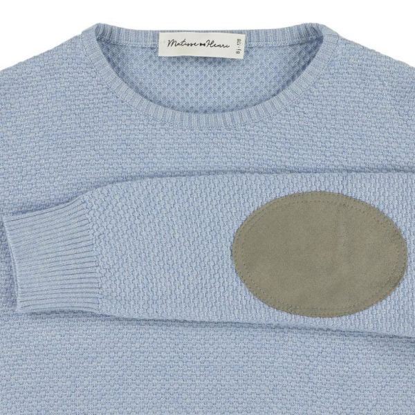 Matisse & Henri Knitwear Blauw jongens (Pull Staf knitwear Perisco light blue - I465) - Victor & Camille Destelbergen