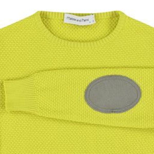 Matisse & Henri Knitwear Geel jongens (Pull Staf knitwear Pollon Yellow - I33) - Victor & Camille Destelbergen