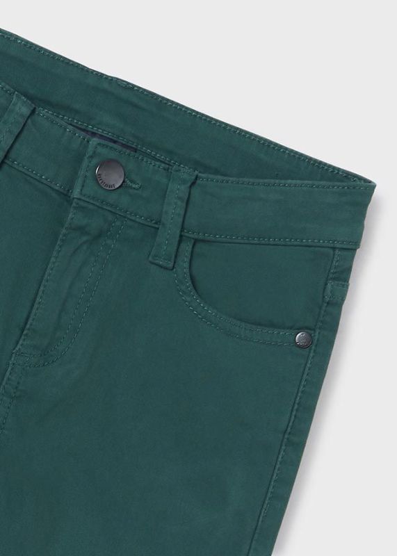 Mayoral Broek Groen jongens (5 pocket slim fit trousers dark mint - 582-021) - Victor & Camille Destelbergen