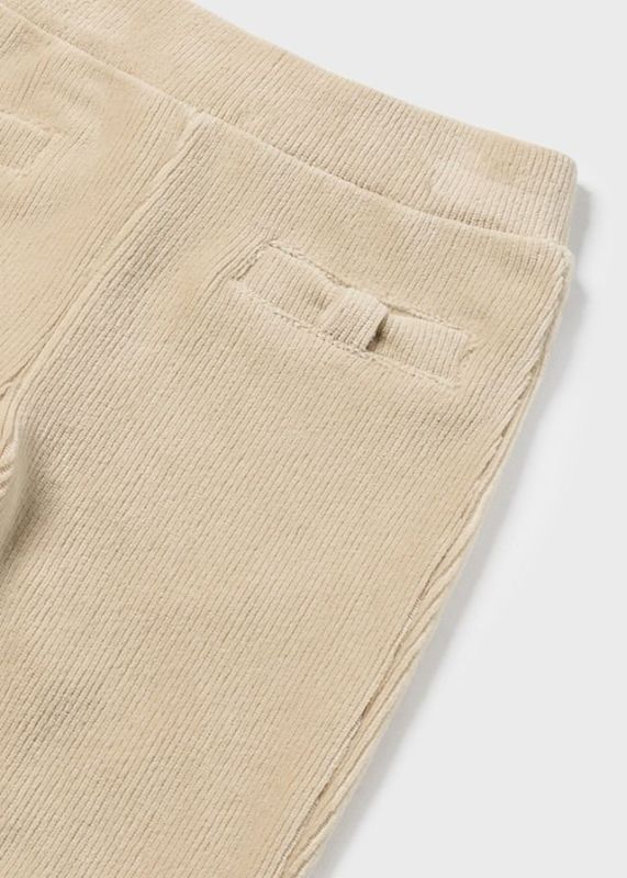 Mayoral Broek Beige baby meisjes (Basic cord knit trousers sepia - 514-021) - Victor & Camille Destelbergen