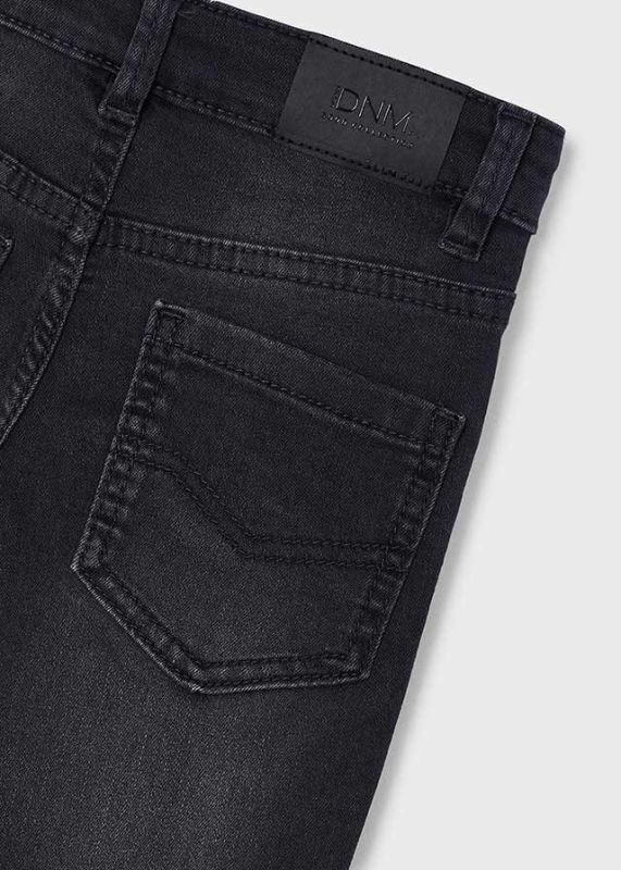 Mayoral Jeansbroek Blauw jongens (Basic slim fit trousers black - 504-040) - Victor & Camille Destelbergen