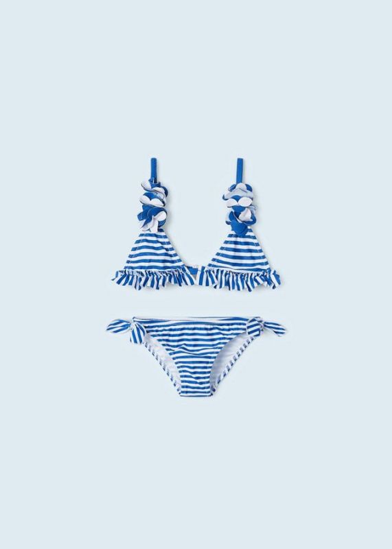 Mayoral Bikini Blauw meisjes (Floral Bikini Blue - 3790-084) - Victor & Camille Destelbergen