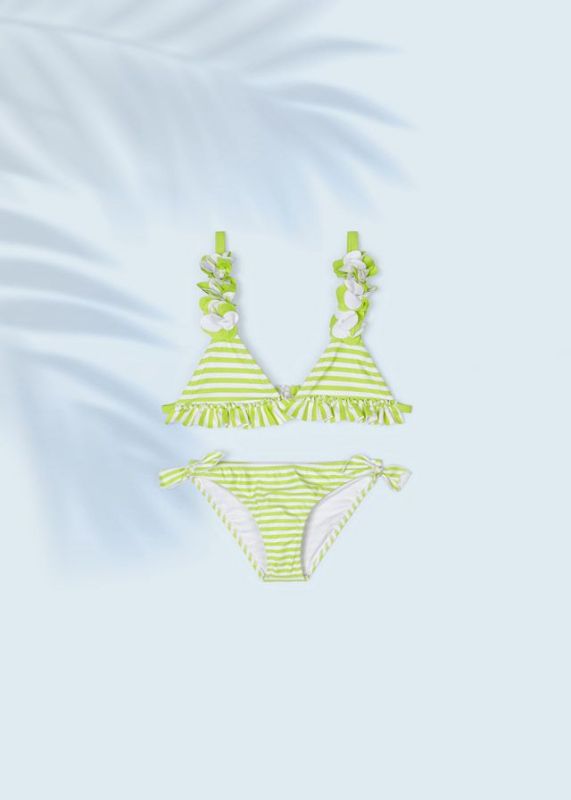 Mayoral Bikini Groen meisjes (Floral Bikini lime - 3790-084) - Victor & Camille Destelbergen