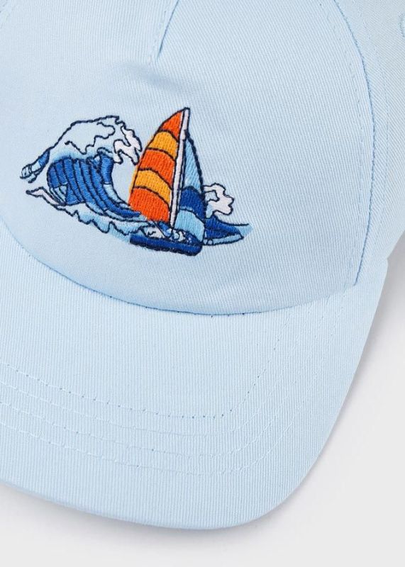 Mayoral Pet Blauw jongens (Hat wave blue - 10481-062) - Victor & Camille Destelbergen