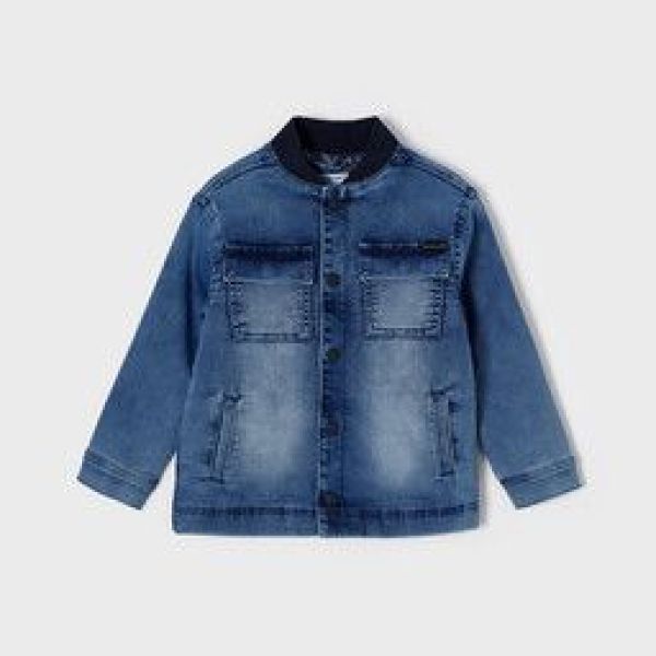 Mayoral Jas Denim blue jongens (Jeans jas denim - 3406-005) - Victor & Camille Destelbergen