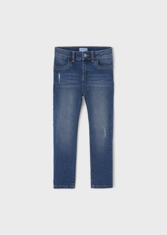 Mayoral Jeansbroek Denim blue meisjes (Jeans skinny medium - 527-021) - Victor & Camille Destelbergen